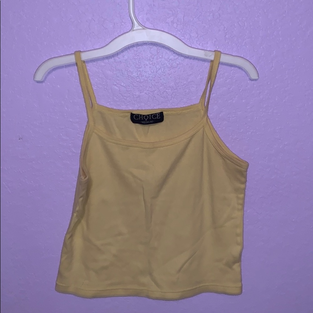 Yellow tank top